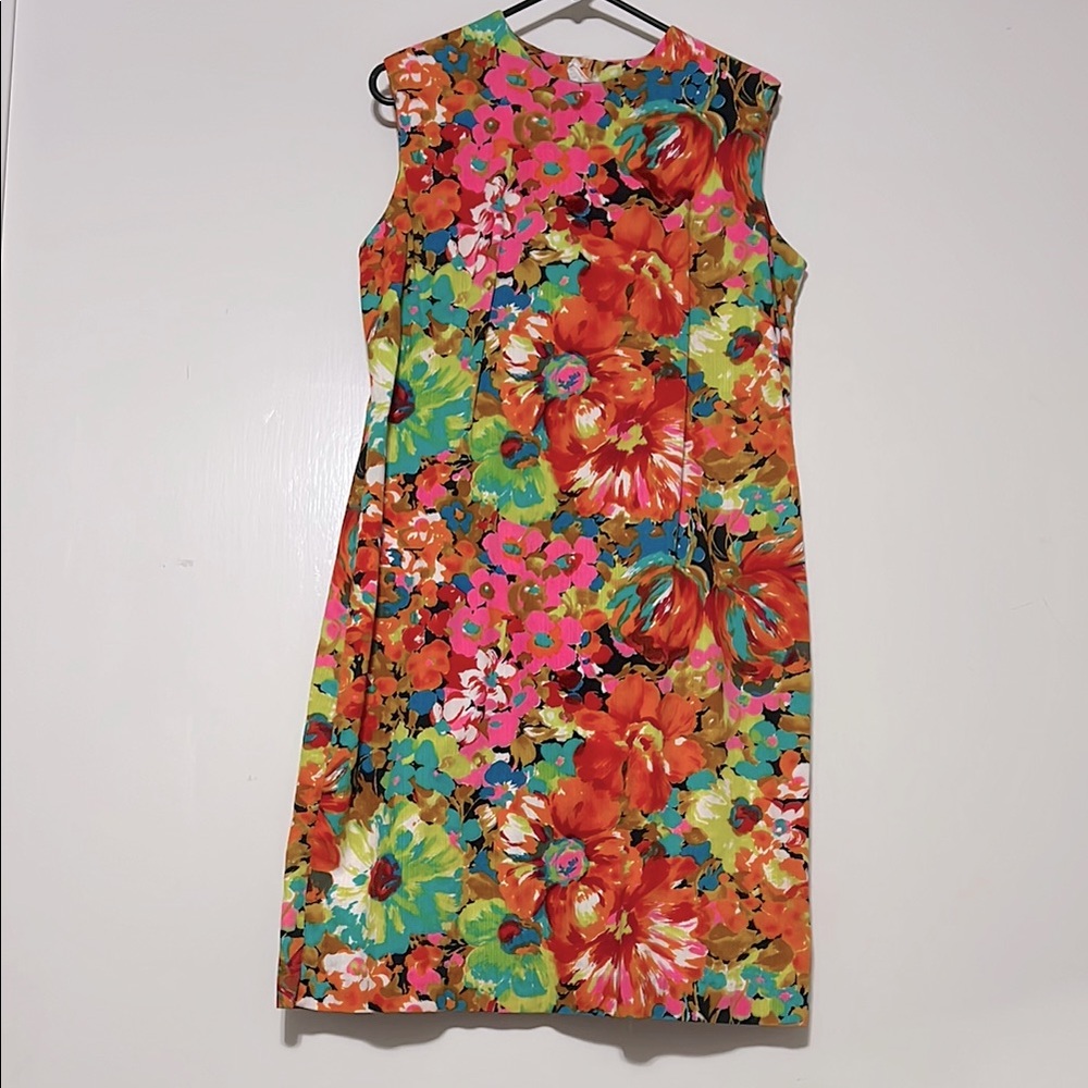 Vintage John Abbott Mod Floral Dress